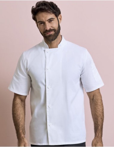 PRE-PR900-Essential Short Sleeve Chefs Jacket
